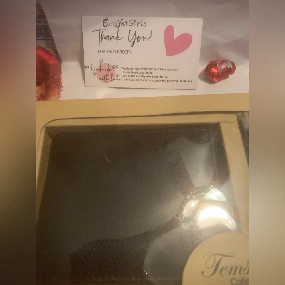 Tems Black Men's Wallet New in original package NWT In Box